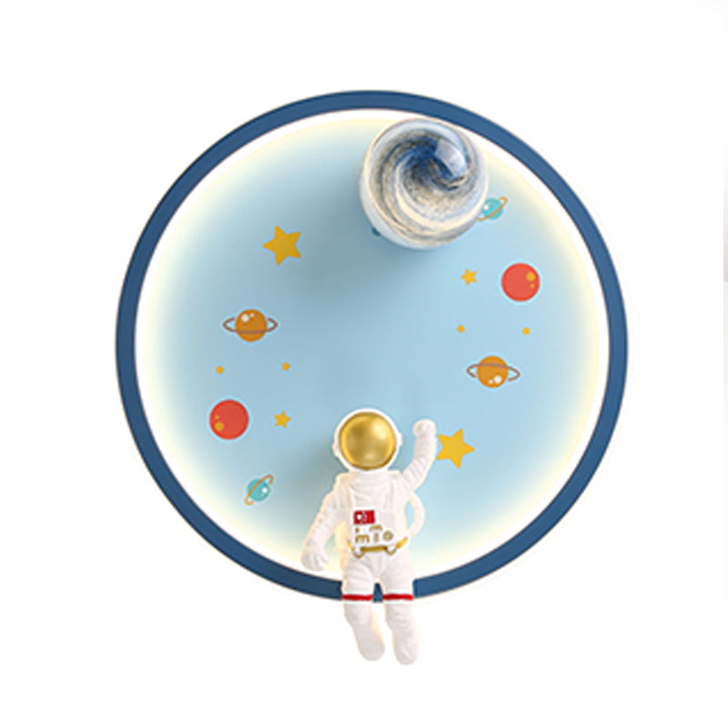 Plafonnier LED créatif d'astronaute, plafonnier de Style moderne pour chambre de garçon