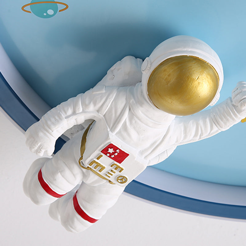 Plafonnier LED créatif d'astronaute, plafonnier de Style moderne pour chambre de garçon