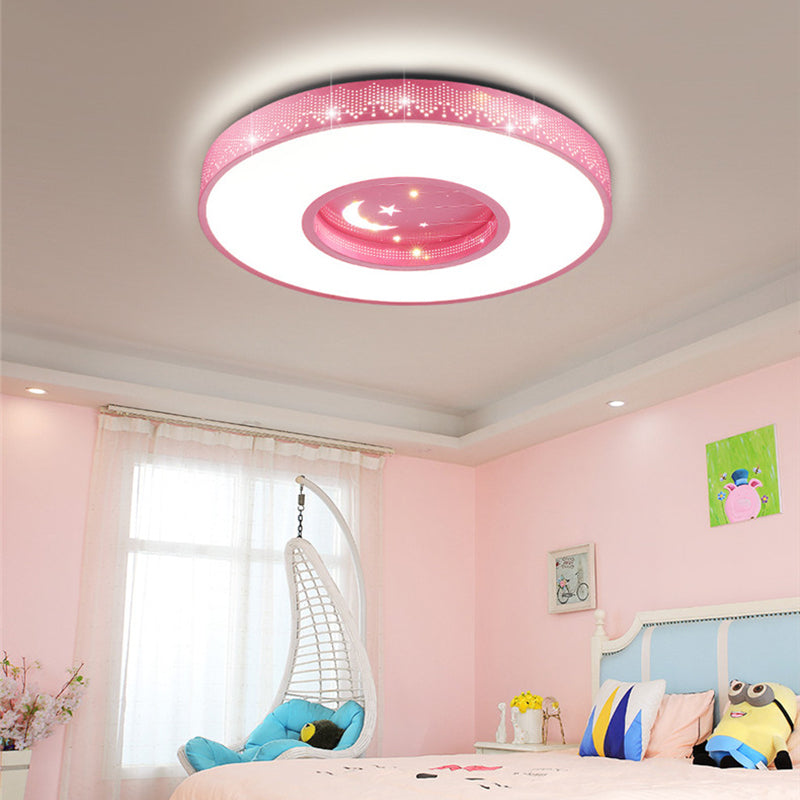 Starry Sky Creative Flush Mount Light Modern Bedroom Ceiling Lamp for Children's Room