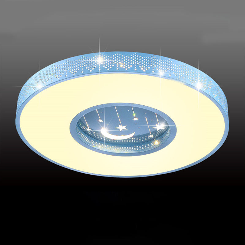 Starry Sky Creative Flush Mount Light Modern Bedroom Ceiling Lamp for Children's Room