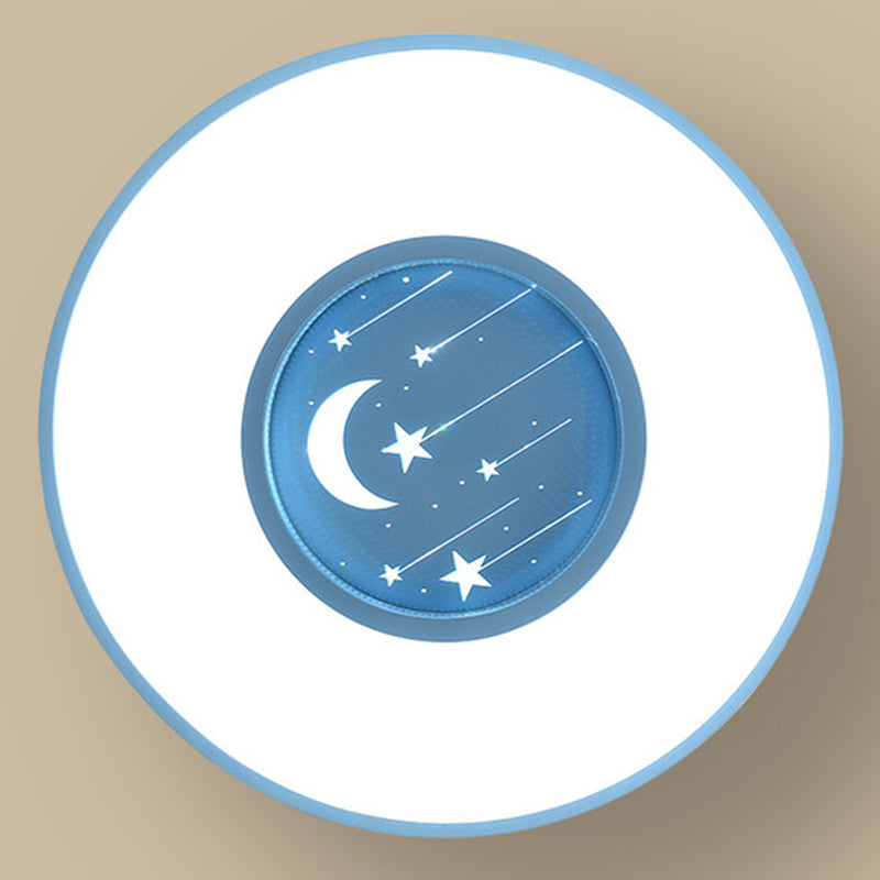 Starry Sky Creative Flush Mount Light Modern Bedroom Ceiling Lamp for Children's Room