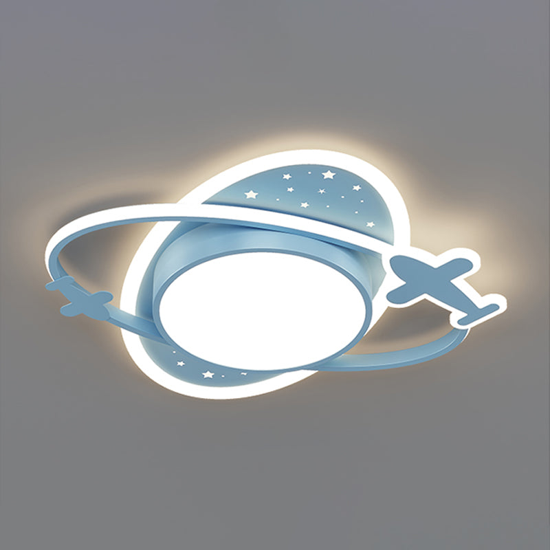 Luminaire encastré créatif en forme d'avion, luminaire de Style moderne pour chambre d'enfant