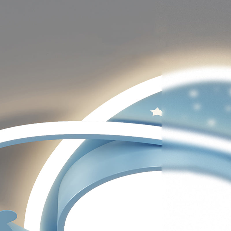 Luminaire encastré créatif en forme d'avion, luminaire de Style moderne pour chambre d'enfant