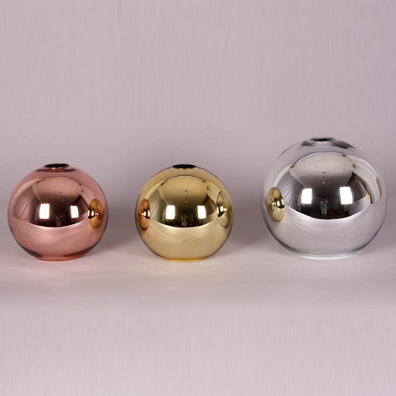 Forma de la pelota Luz colgante de vidrio Luz de colgante de estilo simple moderno para sala de estar