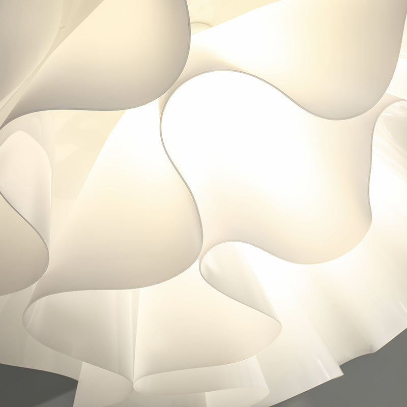 Lámpara colgante de bulbo de una sola sala de estar de estilo moderno luz colgante