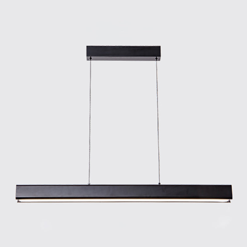 Long Strip Island Lampe Nordic Modern Style LED Hängende Licht für Esszimmer