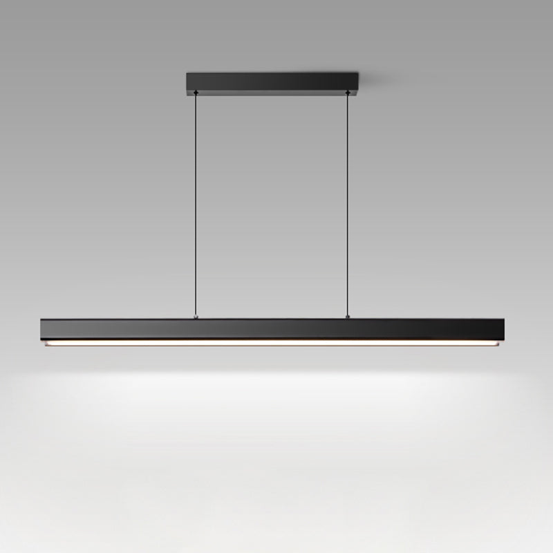 Long Strip Island Lampe Nordic Modern Style LED Hängende Licht für Esszimmer