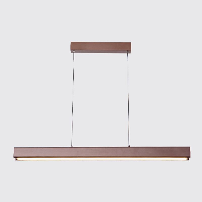 Long Strip Island Lampe Nordic Modern Style LED Hängende Licht für Esszimmer