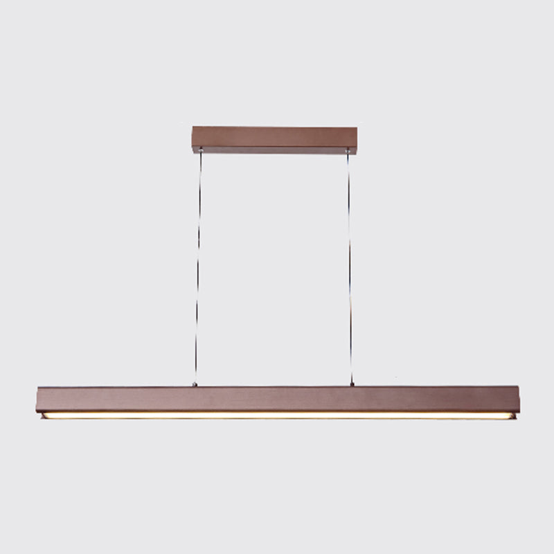 Long Strip Island Lampe Nordic Modern Style LED Hängende Licht für Esszimmer