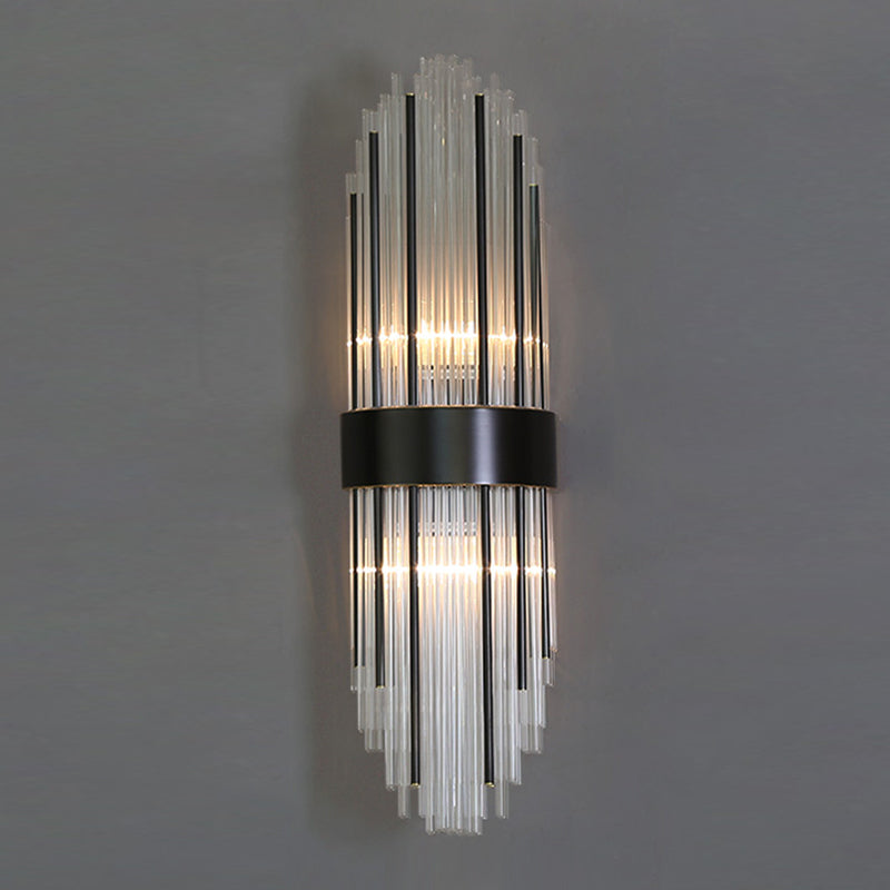 Modern Style Sconce Wall Light 2 Lights Crystal Wall Lamp for Bedroom Dining Room