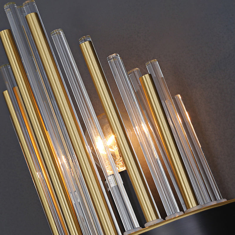 Modern Style Sconce Wall Light 2 Lights Crystal Wall Lamp for Bedroom Dining Room