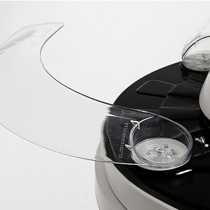 Acryl Maan en Cat Fan Lamp Cartoon LED Semi Flush plafondlicht voor kinderen Slaapkamer