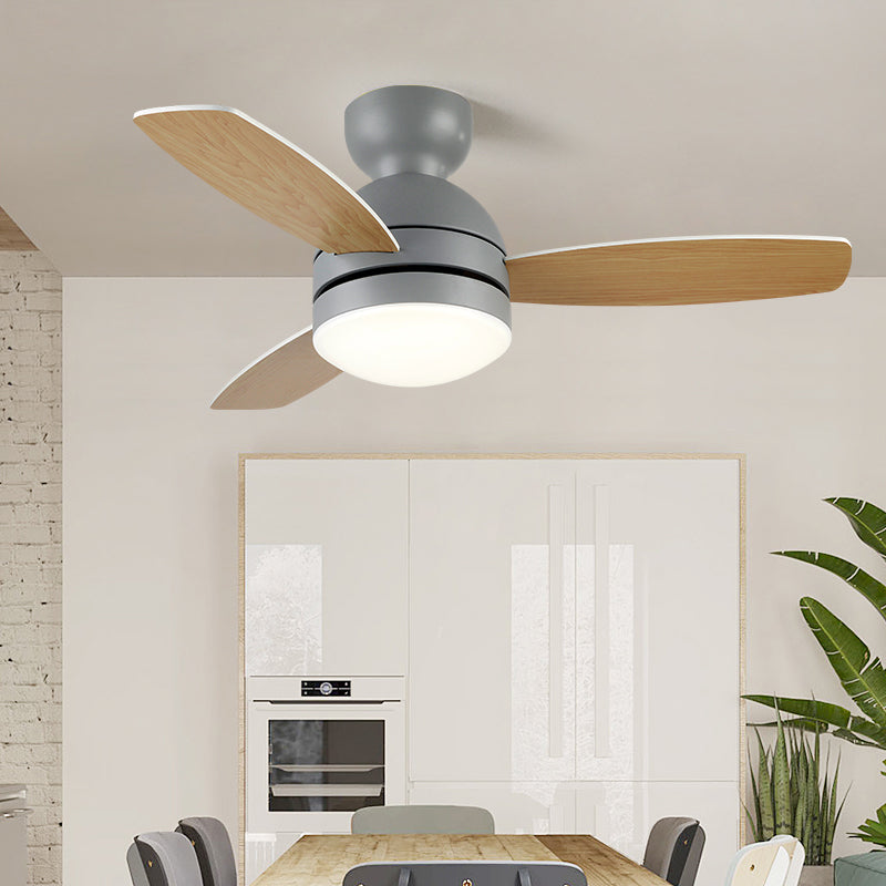 Dome LED plafondventilator Licht Macaron Acryl Kids Slaapkamer Dineruimte Mount Light