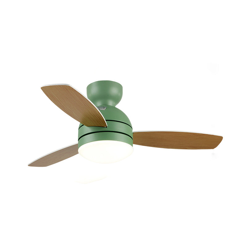 Dome LED plafondventilator Licht Macaron Acryl Kids Slaapkamer Dineruimte Mount Light