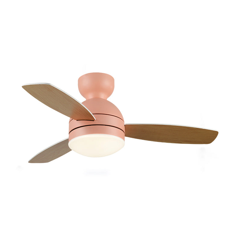 Dome LED plafondventilator Licht Macaron Acryl Kids Slaapkamer Dineruimte Mount Light