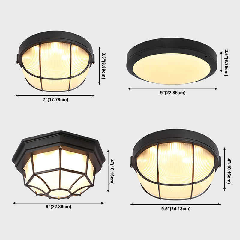Moderne eenvoudige LED-plafondlamparmatuur Waterdichte inbouwplafondlamp
