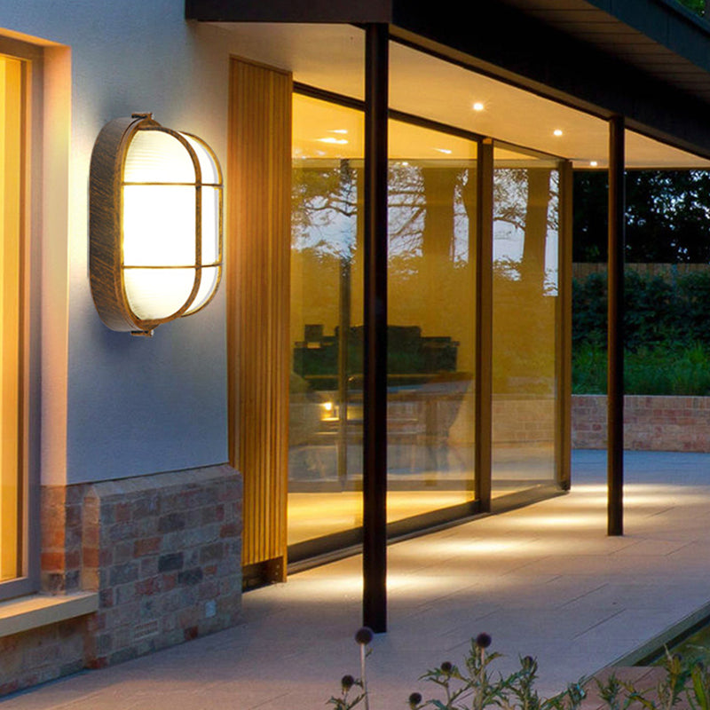 Modern Simple Style LED Ceiling Lamp Outdoor Rustproof Flush Mount Light