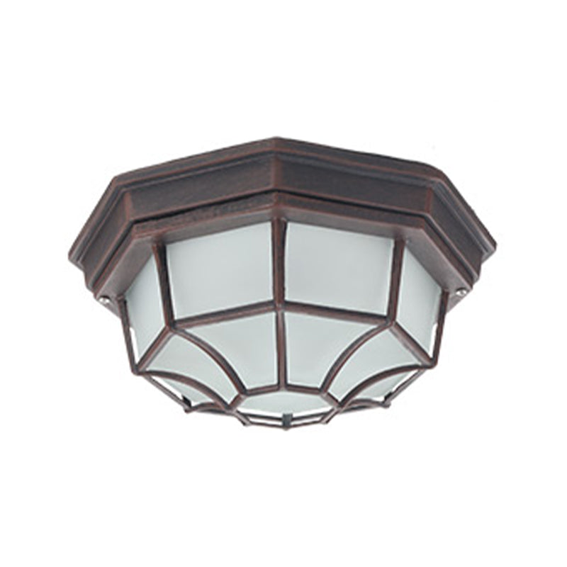 Plafonnier LED de Style Simple et moderne, luminaire d'extérieur antirouille à montage encastré