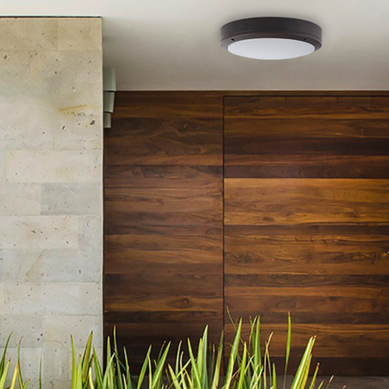 Plafonnier LED de Style Simple et moderne, luminaire d'extérieur antirouille à montage encastré