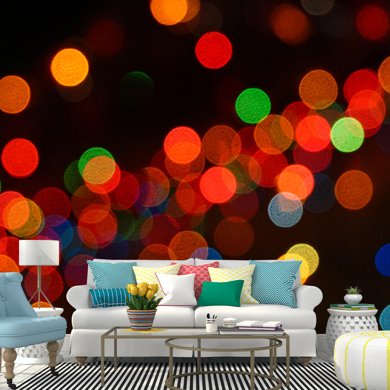 Blurry Pattern Mural Wall Covering for Living Room Eco-friendly for Home Decor