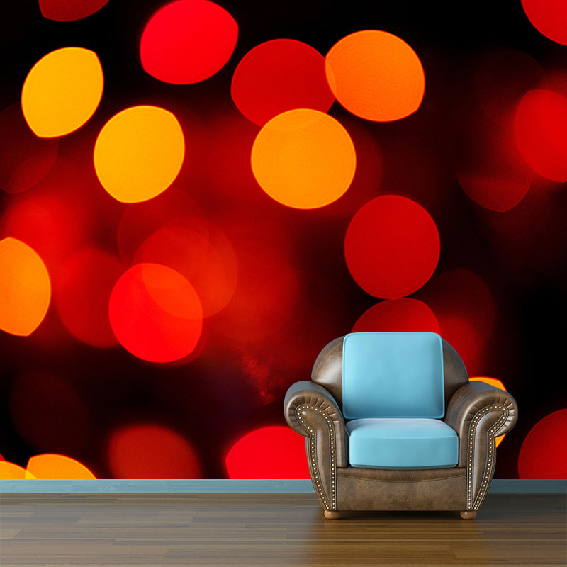 Customized Bokeh Mural Wall Decor Eco-friendly Wallpaper for Dining Room