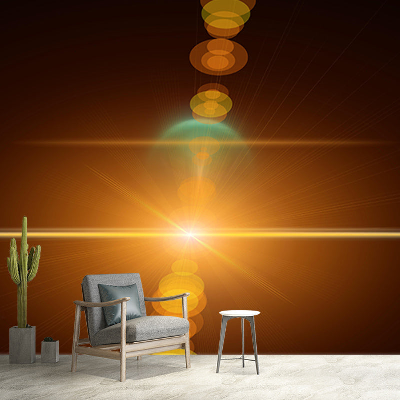 Full Size Bokeh Wall Mural Contemporary Decorative Environment Friendly for Bedroom