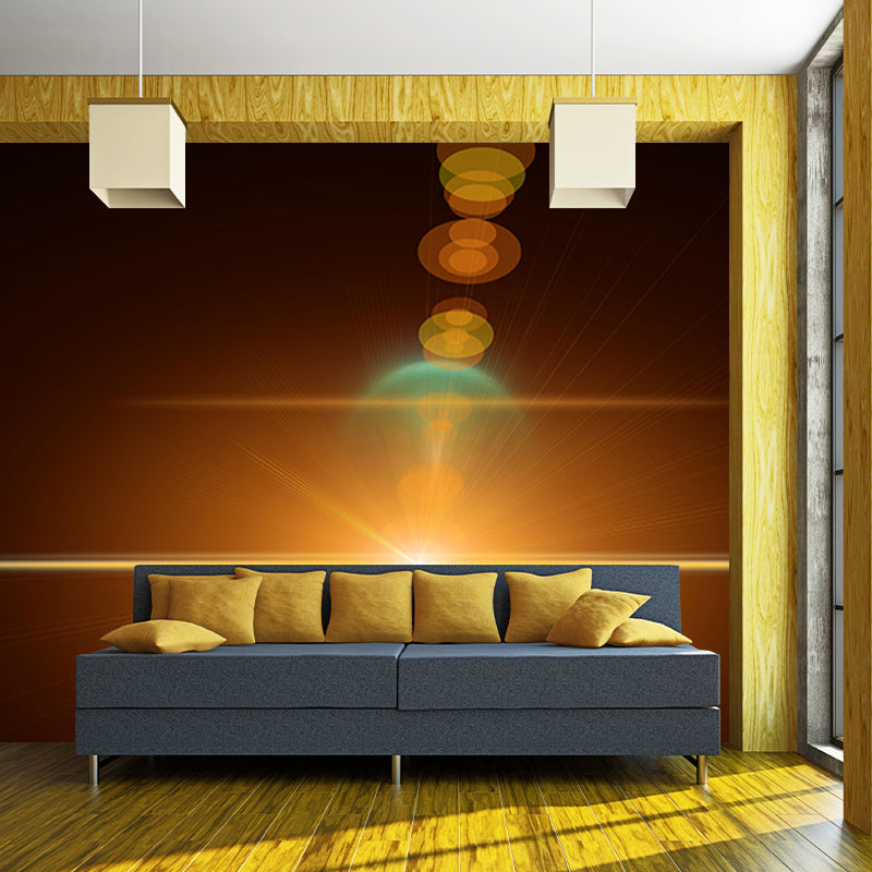 Full Size Bokeh Wall Mural Contemporary Decorative Environment Friendly for Bedroom