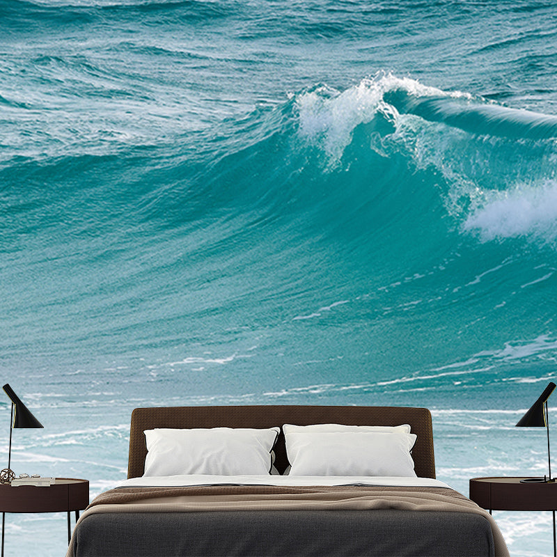 Photography Sea Mural Wall Covering for Living Room Eco-friendly for Decoration