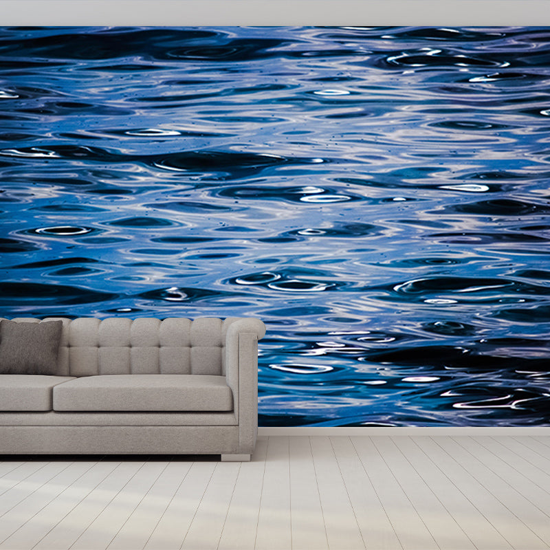Photography Sea Mural Wall Covering for Living Room Eco-friendly for Decoration