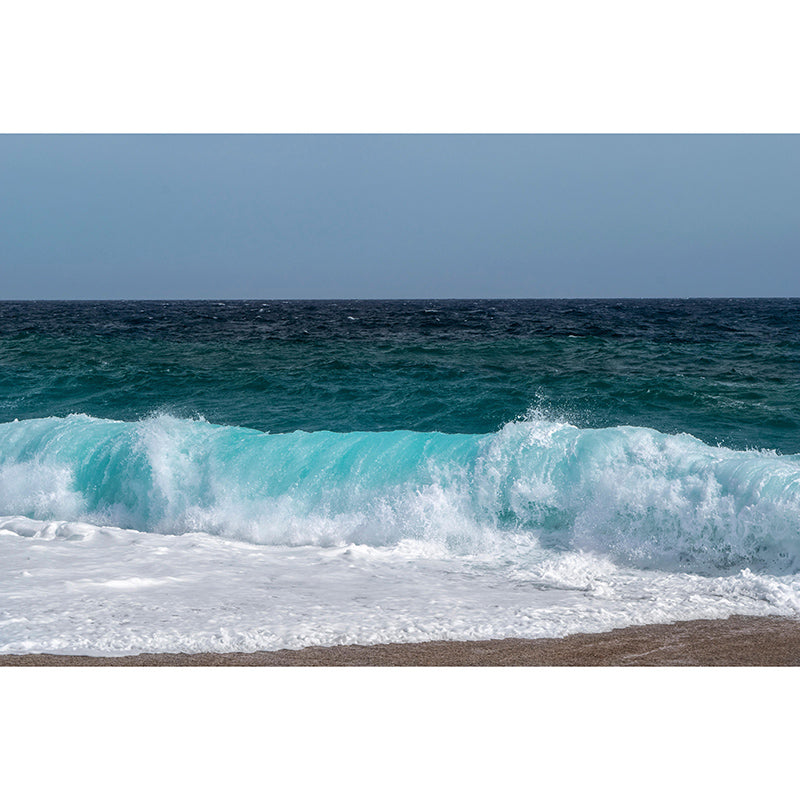 Photography Sea Mural Wall Covering for Living Room Eco-friendly for Decoration