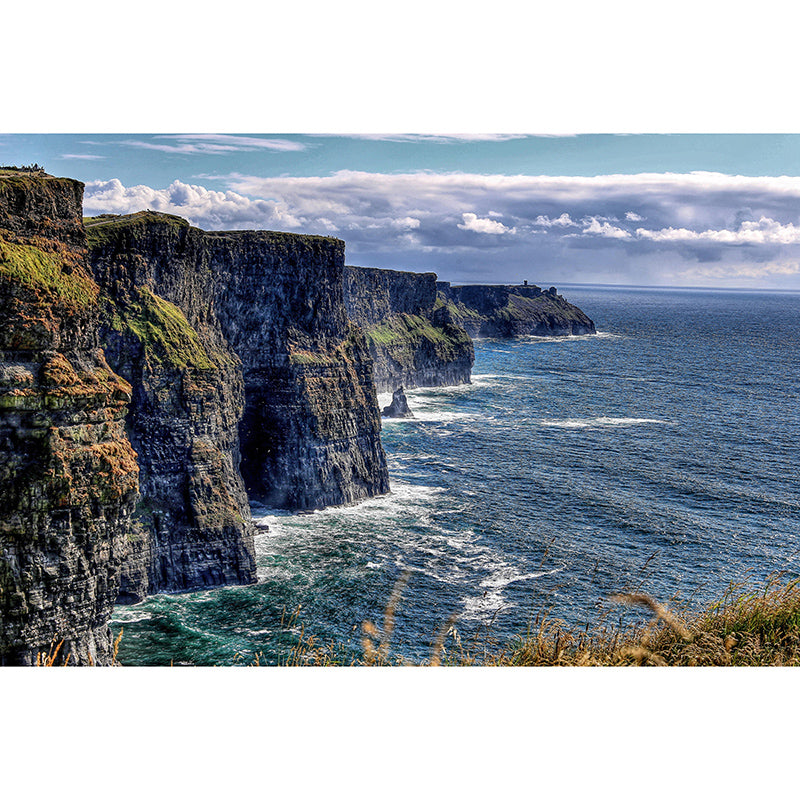 Customized Sea Mural Wall Decor Eco-friendly Wallpaper for Sitting Room