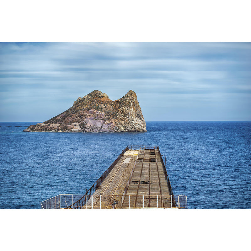 Customized Sea Mural Wall Decor Eco-friendly Wallpaper for Living Room