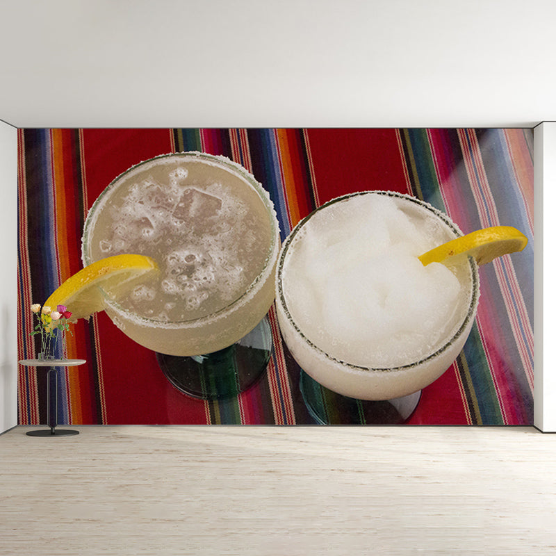 High Alcohol Content Mural Modern for Bar Mildew Resistant Wall Covering