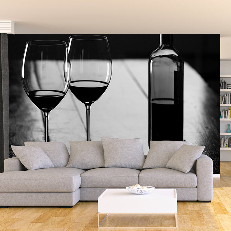 Full Size Liquor Wall Mural Contemporary Decorative Environment Friendly for Restaurant