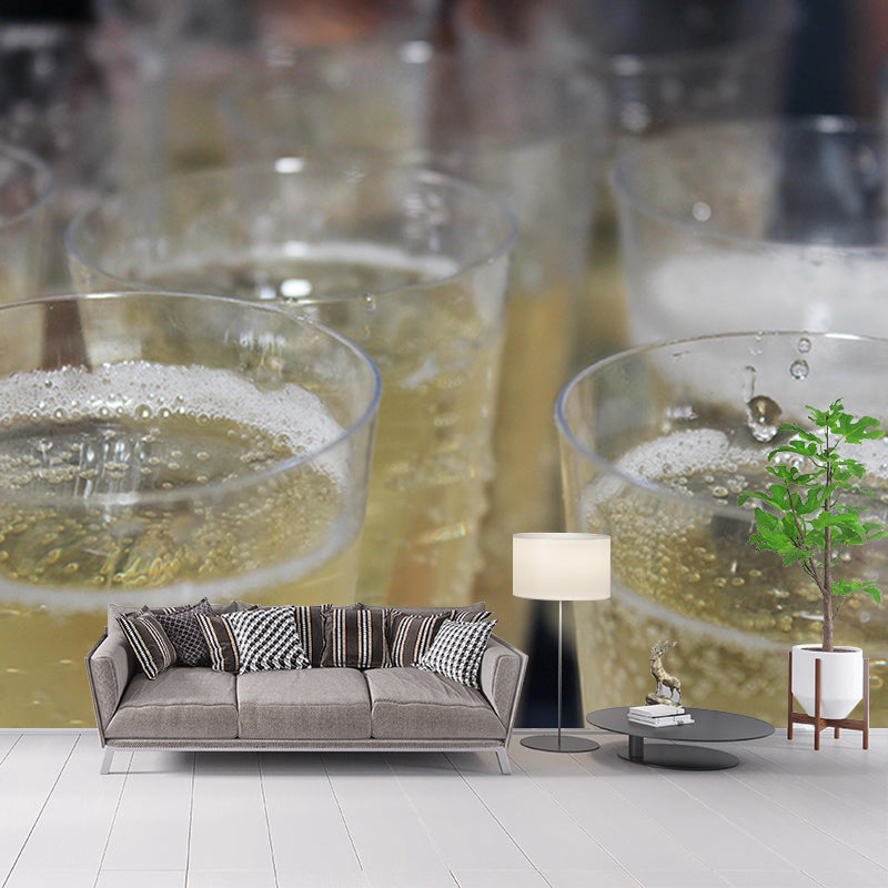 Customized Drunken Liquor Mural Wall Decor Eco-friendly Wallpaper for Bar