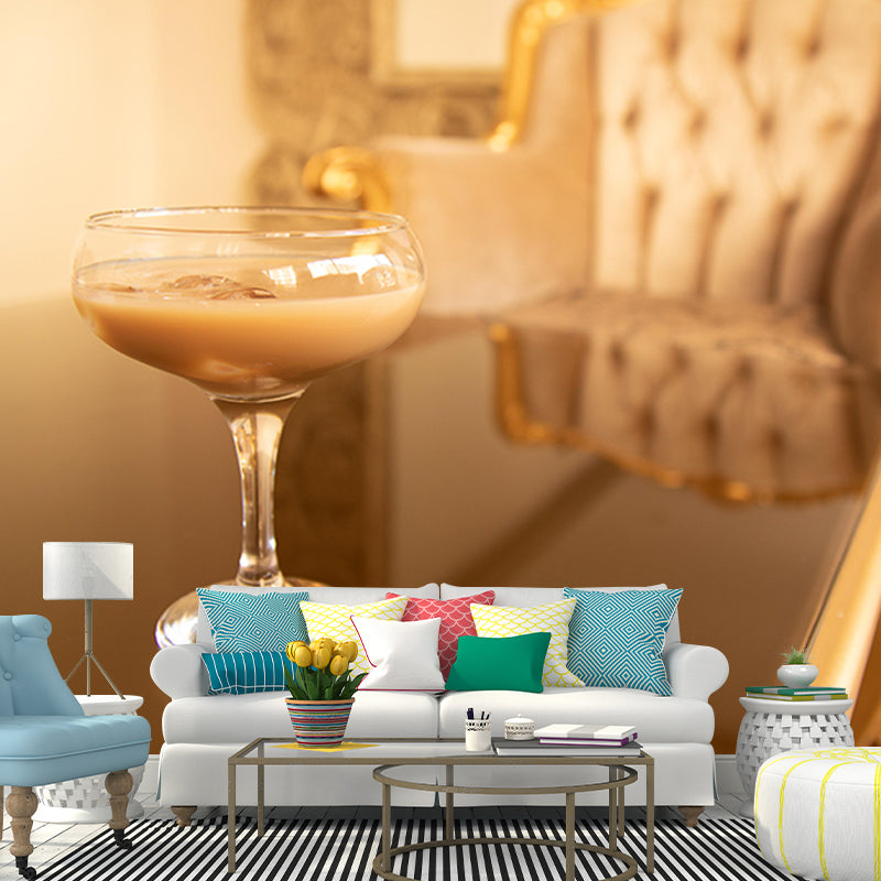 High Alcohol Content Wall Mural for Bar Mildew Resistant Wall Covering