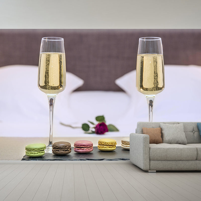 Customized Drunken Liquor Mural Wall Decor Eco-friendly Wallpaper for Pub