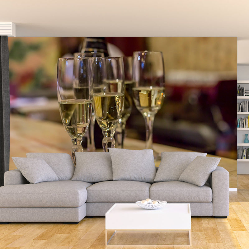 High Alcohol Content Wall Mural for Pub Mildew Resistant Wall Covering