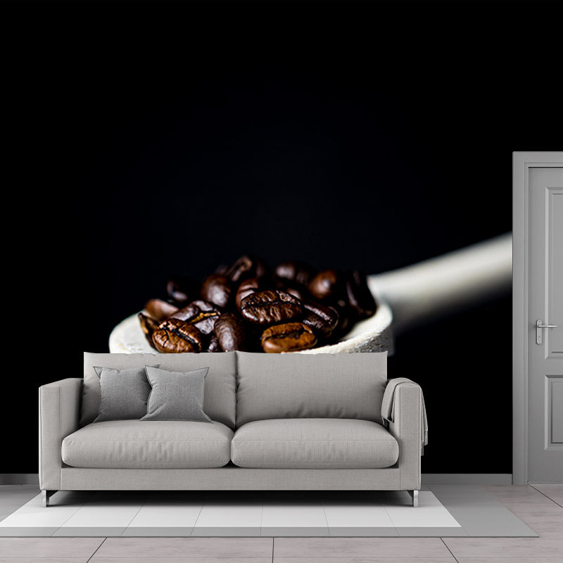 Customized Fragrant Coffee Beans Mural Wall Decor Environment Friendly for Coffee Shop