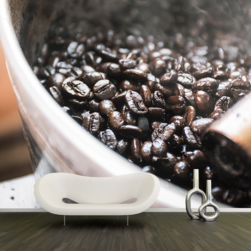 Full Size Coffee Beans Mural Decorative Environment Friendly for Coffee Shop