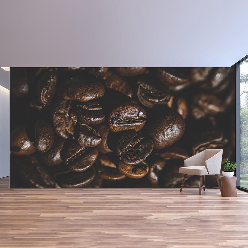 Full Size Coffee Beans Mural Decorative Environment Friendly for Coffee Shop