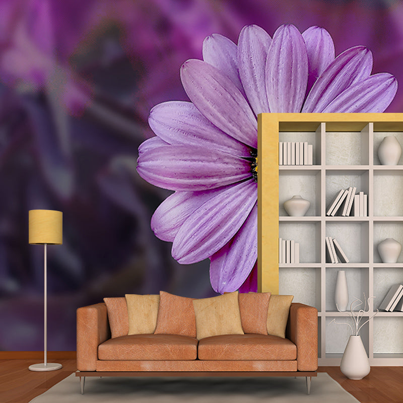 Beautiful Flower Mural Eco-friendly Modern Style Wall Art for Home Decor