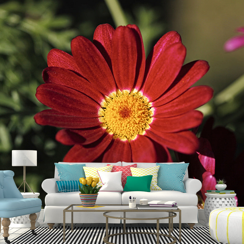 Beautiful Flower Mural Eco-friendly Modern Style Wall Art for Home Decor