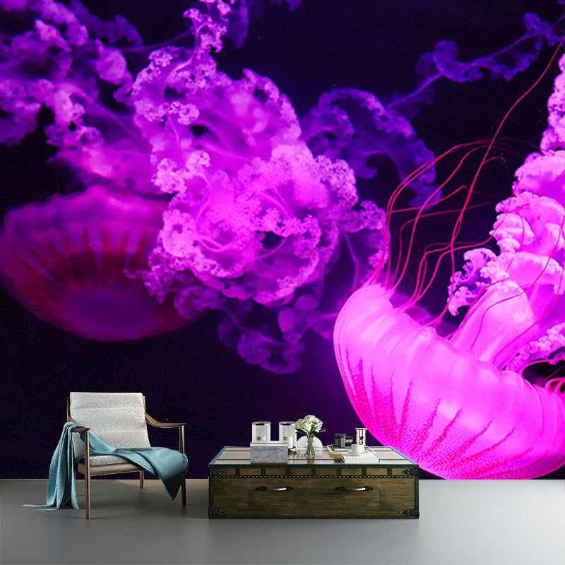 Underwater World Mural Wallpaper Photography Style for Guest Room Home Decor