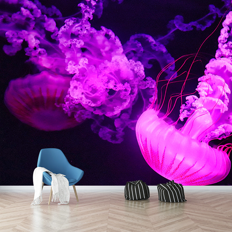 Underwater World Mural Wallpaper Photography Style for Guest Room Home Decor