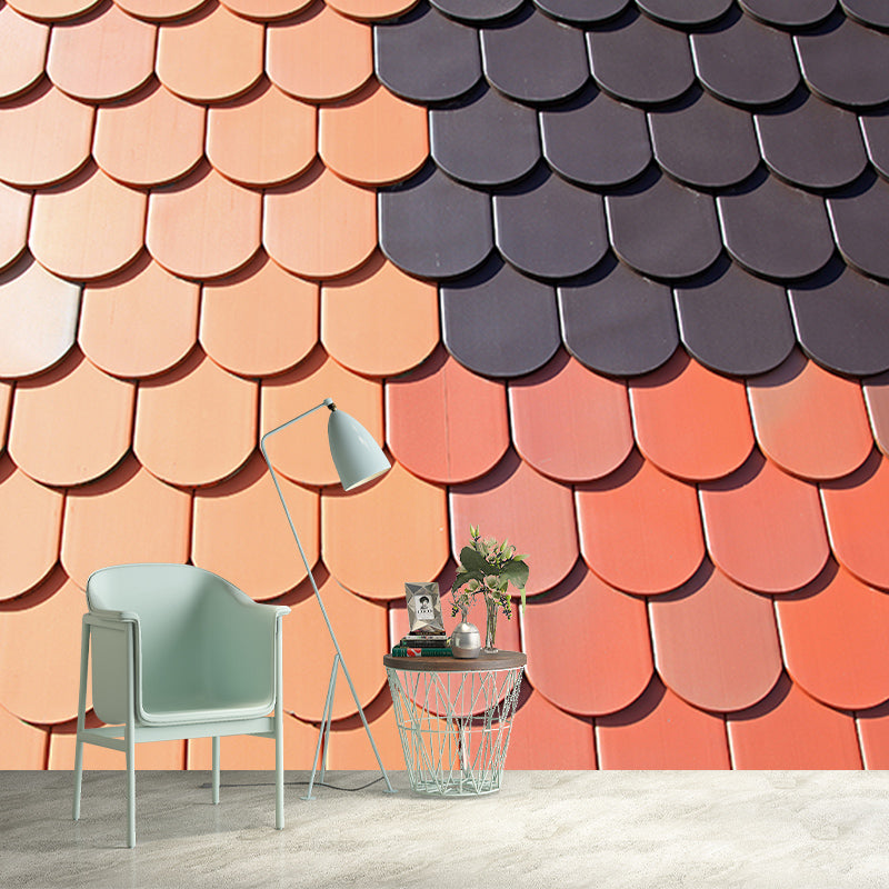 Brick Geometry Wall Mural Decal Waterproofing Wall Covering for Decoration