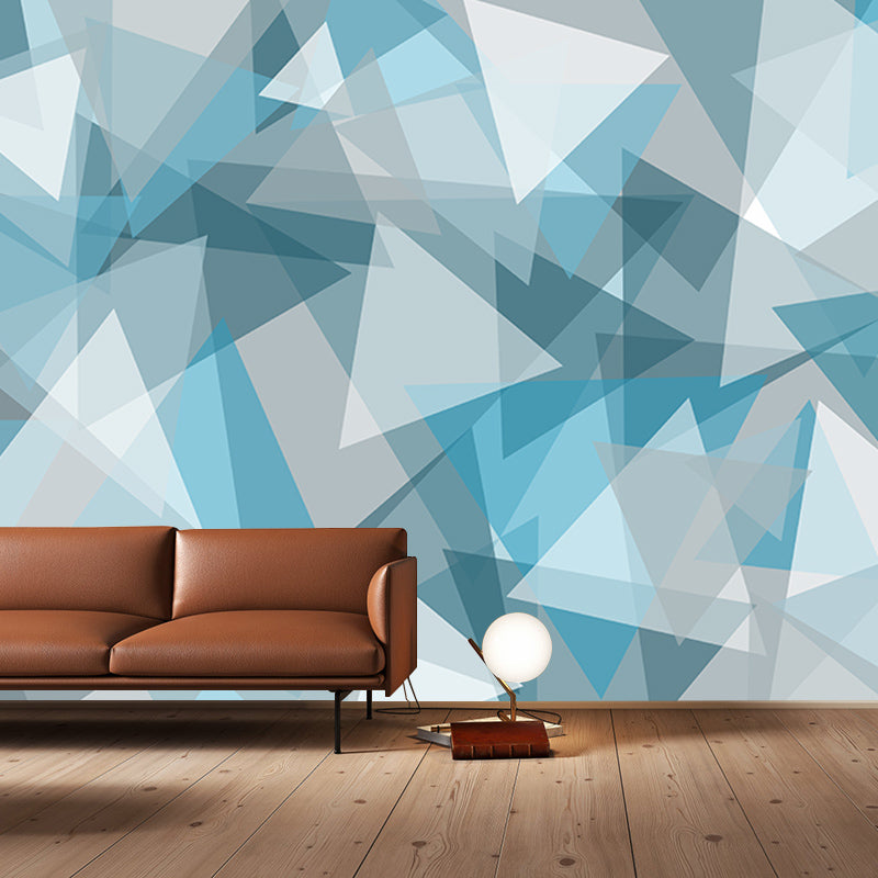 Geometry Mural Wallpaper Modern Living Room Wall Decor, Made to Measure