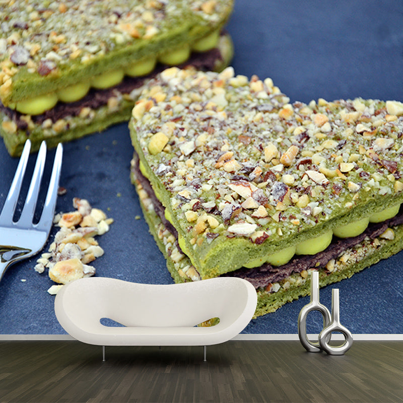 Delicious Cake Wall Paper Murals Mildew Resistant Cake Shop Wall Decor