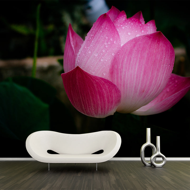 Water Flower Wall Mural Decals Home Decoration Girls' Bedroom Wall Decor