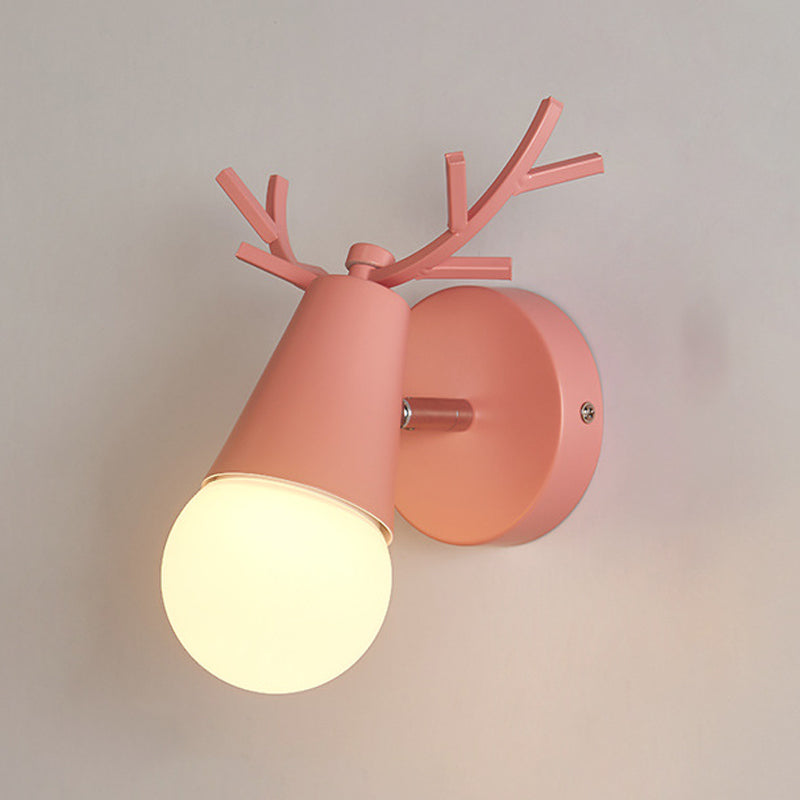 Lampade per lampada a parete singola per salotto per soggiorno per salotto per la camera da letto per soggiorno a parete Nordic Macron Macron Antler Sconce per soggiorno